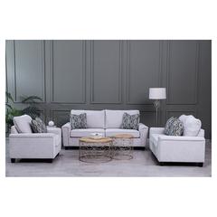 Maxfield 2-Seater Fabric & Wood Sofa Pan Emirates