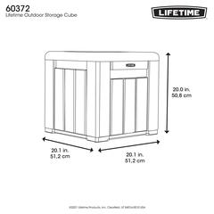 Lifetime Outdoor Storage Box