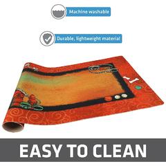 Drymate Anti Slip Place Mat W/ Swirl Border Design For Dog & Cat Bowls