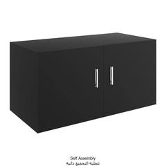 vidaXL Wall Mounted Cabinet Black 80x39x40 cm Engineered Wood