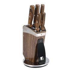 Bergner Gustorf Stainless Steel Knife Set W/Stand (6 Pc.)