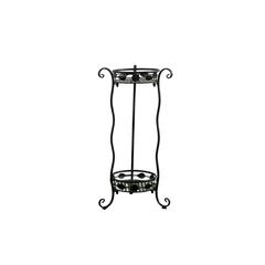 Pan Emirates Sleek 2-Tier Metal Planter Stand (33 x 26 x 65 cm)