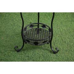 Pan Emirates Sleek 2-Tier Metal Planter Stand (33 x 26 x 65 cm)