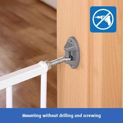 Reer T-Gate Twin Fix Metal Gate W/Active-Lock (77-110 x 73 x 4 cm)