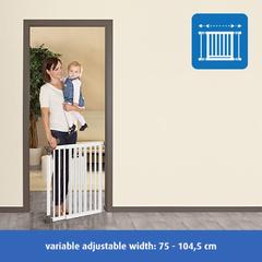 Reer T-Gate Twin Fix Metal Gate W/Active-Lock (77-110 x 73 x 4 cm)