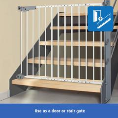 Reer T-Gate Twin Fix Metal Gate W/Active-Lock (77-110 x 73 x 4 cm)