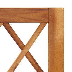 حوض زرع مرتفع للحدائق من خشب الأكاسيا الصلب مع تعريشة فيدا إكس أل (55 × 28 × 100 سم)