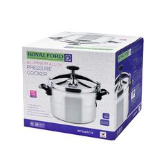 Royalford Aluminium Pressure Cooker W/Outer Lid (15 L)