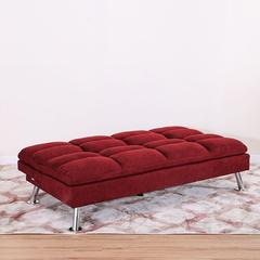 Carissa 3-Seater Fabric Sofa Bed & Ottoman Set Danube Home