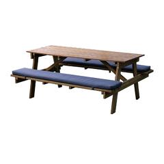 4-Seater Teak Wood Picnic Bench Oasis Casual