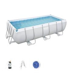 Bestway Power Steel Rectangular Pool Set (404 x 201 x 100 cm)