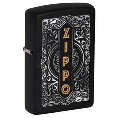 Zippo Design Windproof Lighter, 49535 218 (Black Matte)