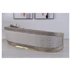 Donnelly 3-Seater Fabric & Wood Sofa Pan Emirates