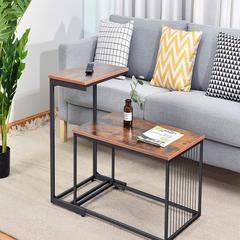 Pan Emirates Strokes Metal & MDF Coffee Table W/Laptop Table