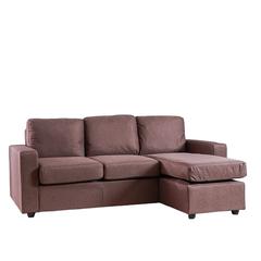 Lara 3-Seater Fabric Left & Right Reversible Corner Sofa Danube Home