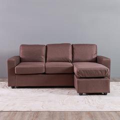 Lara 3-Seater Fabric Left & Right Reversible Corner Sofa Danube Home