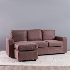 Lara 3-Seater Fabric Left & Right Reversible Corner Sofa Danube Home