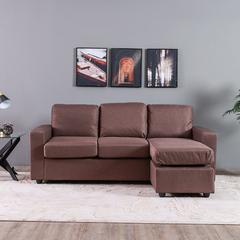 Lara 3-Seater Fabric Left & Right Reversible Corner Sofa Danube Home
