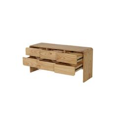Pan Emirates Arc 6-Drawer Dresser (Natural)