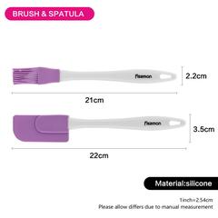 Fissman Silicone Basting Brush & Spatula Set (2 Pc.)