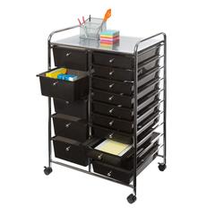 Zenments Polypropylene 15-Drawer Organizer Cart (64 x 39 x 97 cm)