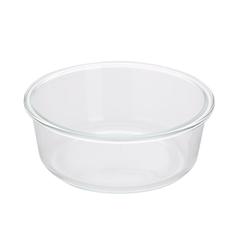 Royalford Borosilicate Glass Food Container W/Bamboo Lid (400 ml)