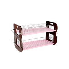Royalford Stainless Steel 2 -Tier Dish Drainer Rack (56 x 26 x 35 cm)
