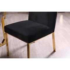 Pan Emirates Emorita Velvet & Metal Dining Chair (54 x 67 x 100 cm)