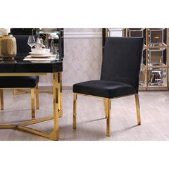 Pan Emirates Emorita Velvet & Metal Dining Chair (54 x 67 x 100 cm)