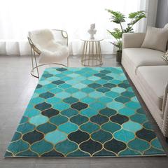 Danube Home Digital Print Microfiber Rug (200 x 300 cm, Multicolour)