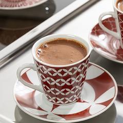 طقم فناجين قهوة بورسلين انجليش هوم لويس (80 مل ، 12 قطعة)