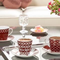 طقم فناجين قهوة بورسلين انجليش هوم لويس (80 مل ، 12 قطعة)