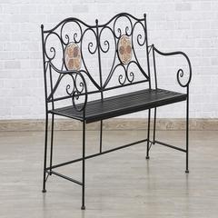 Acadica 2-Seater Metal Bench Pan Emirates
