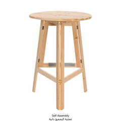 vidaXL Firwood Foldable High Table (78 x 109 cm)