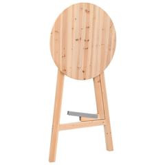 vidaXL Firwood Foldable High Table (78 x 109 cm)