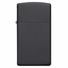 Zippo Slim Windproof Lighter, 1618 (Black Matte)