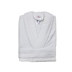 روب استحمام قطني مع ياقة شال XL