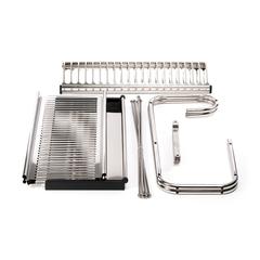Royalford Stainless Steel 3-Tier Dish Rack