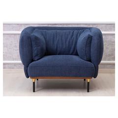 Carlisle Single-Seater Fabric & Metal Sofa Pan Emirates