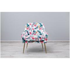 Pan Emirates Zingtan Fabric & Metal Accent Chair (74 x 74 x 80 cm)