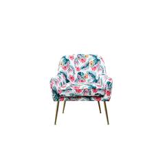 Pan Emirates Zingtan Fabric & Metal Accent Chair (74 x 74 x 80 cm)