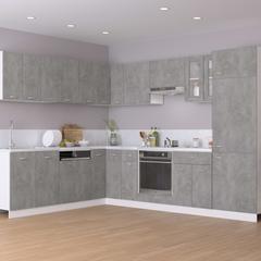 vidaXL Engineered Wood Hanging Cabinet (60 x 31 x 60 cm, Concrete Grey)