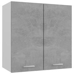 vidaXL Engineered Wood Hanging Cabinet (60 x 31 x 60 cm, Concrete Grey)