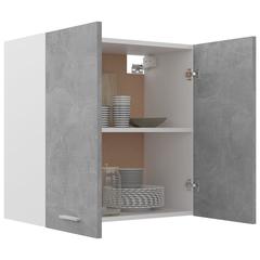 vidaXL Engineered Wood Hanging Cabinet (60 x 31 x 60 cm, Concrete Grey)