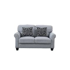 Roadster 2-Seater Fabric & Wood Sofa Pan Emirates