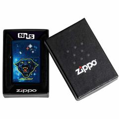 Zippo Santa Cruz Panther Windproof Lighter, 49613 239 (Navy Matte)