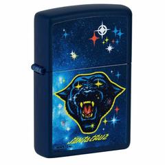 Zippo Santa Cruz Panther Windproof Lighter, 49613 239 (Navy Matte)