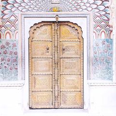 لوحة جدارية قماشية لوحة أبواب معمارية دانوب هوم لورينا (60 × 90 × 2 سم)