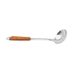 Raj Stainless Steel Ladle W/Wooden Handle (36 cm)