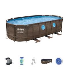 Bestway Power Steel Swim Vista Series Above Ground Pool Set (549 x 274 x 122 cm)